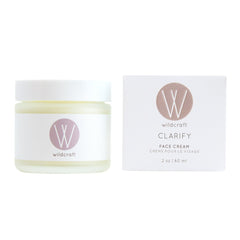 Wildcraft Clarify Face Cream jar and box, moisturizing cream for dry and sensitive skin, 60 ml container