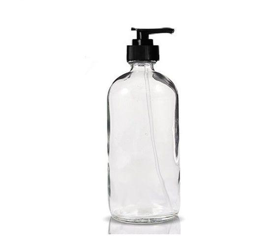16Oz Glass Bottle with Pump