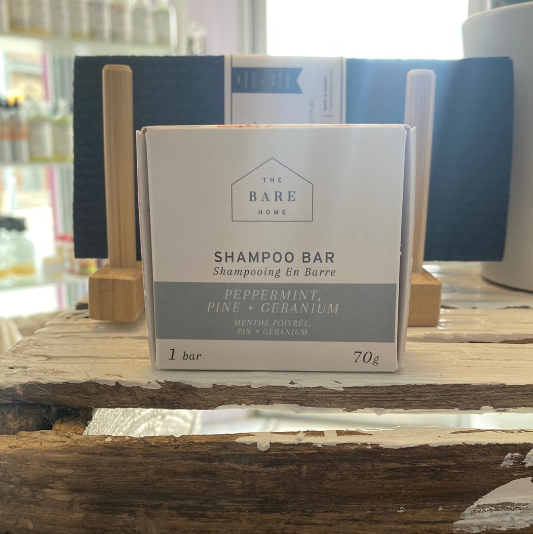 Shampoo Bar Peppermint, Pine + Geranium