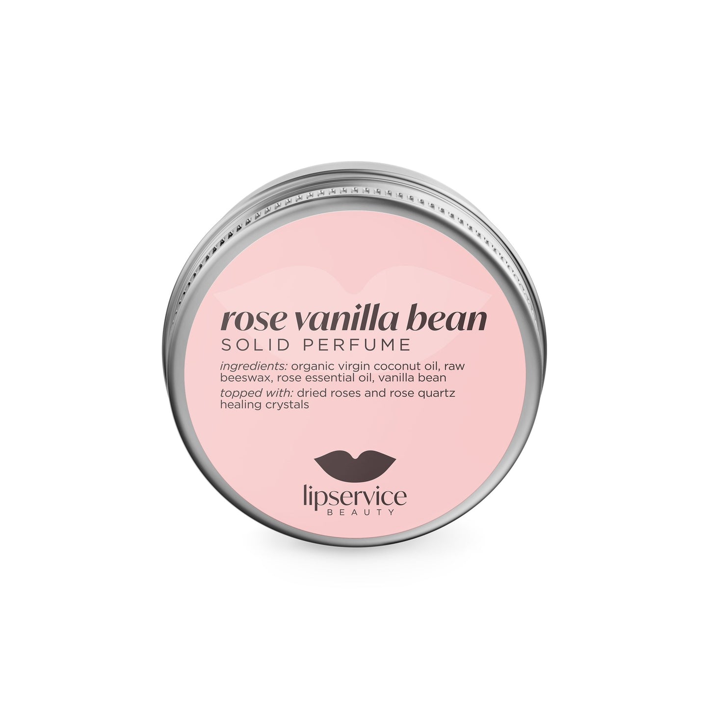 Solid Perfume Salve – Handcrafted with Rose Oil & Vanilla Bean