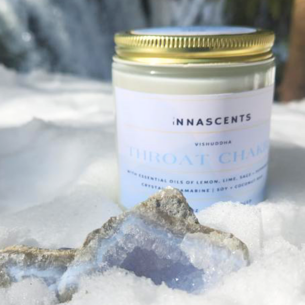 Throat Chakra Candle